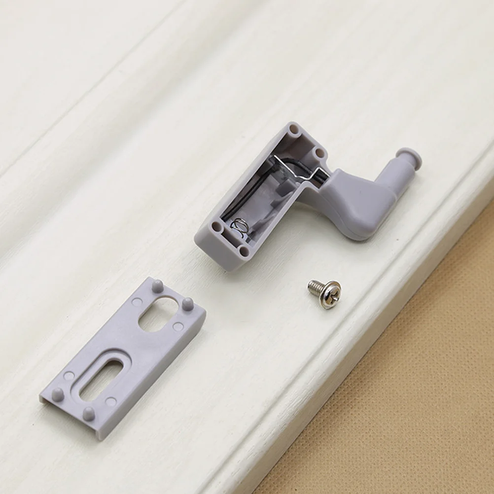 

4pcs Led Hinge Lights Cabinet Cupboard Closet Light Home Kitchen Hotel Abs Material Universal Fit Easy Install Lighting