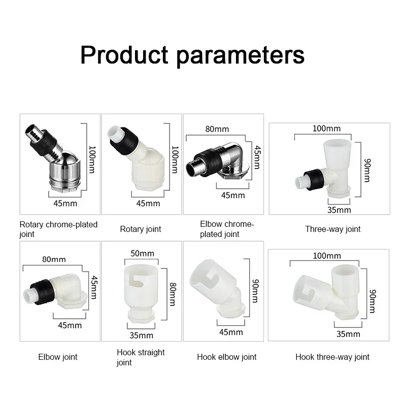 Floor Drain Adapter Anti-overflow Bathroom Pipe Sewer Connector Pipe Water Stopper Washroom Washing Machine Floor Drain Adapter