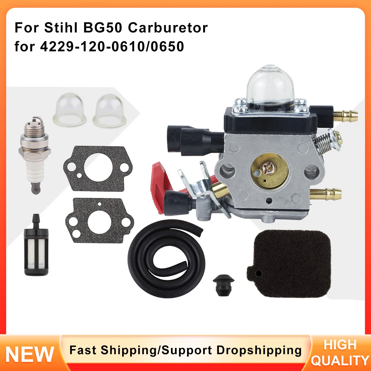 Сменный карбюратор для серии STIHL BG — 4229-120-0650 Подходит для вентилятора BG45 BG50 BG55 BG85