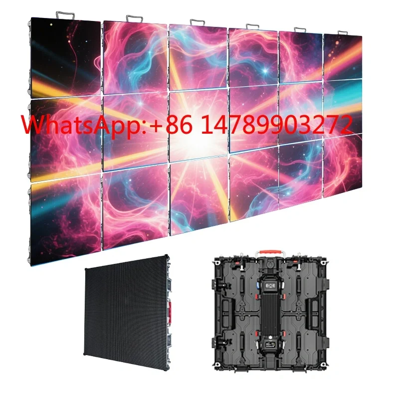 

3840Hz High Refresh Rate High Stability LED Screen Full Color Rental LED Display for Indoor Information Release