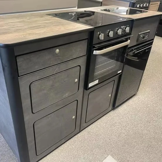 

Lightweight Aluminum Mobile Home Cabinets RV Kitchen Cabinets Can Be Fitted With a Gas Range Refrigerator