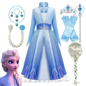 Disney Frozen 2 Anna Elsa Costume Princess Dress Frozen Girls Dress Elsa 2 Aliexpress