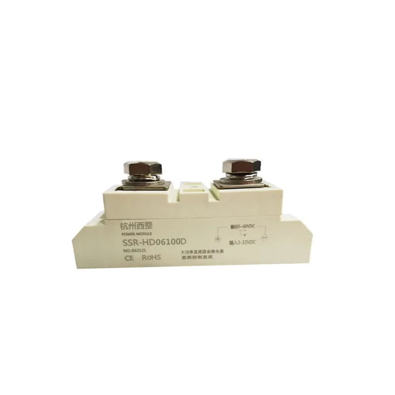 Hd06100d DC Control DC Industrial Solid State Relay Hd06200d Heating High-power Current Motor