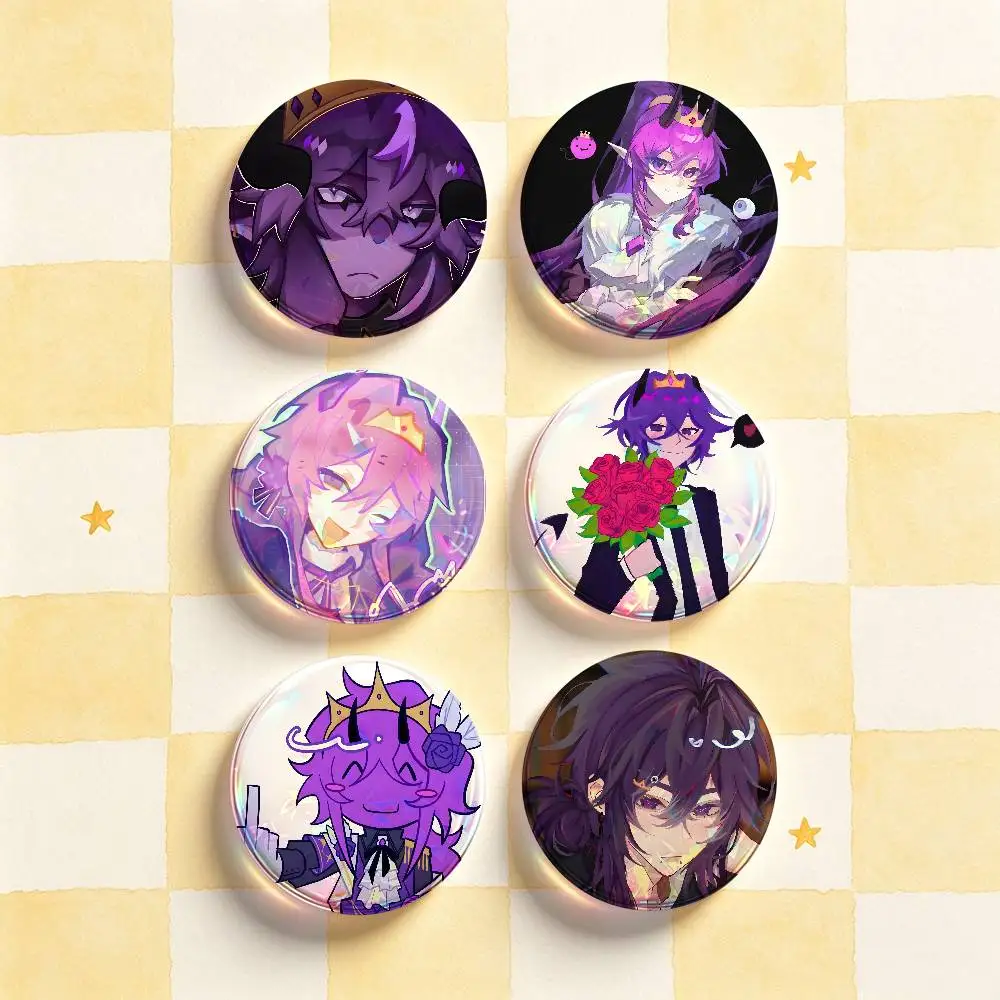 W-Wemmbu HD Print Badges Pretty Round Display Brooches IP merchandise 32mm 58mm 75mm 44mm 25mm