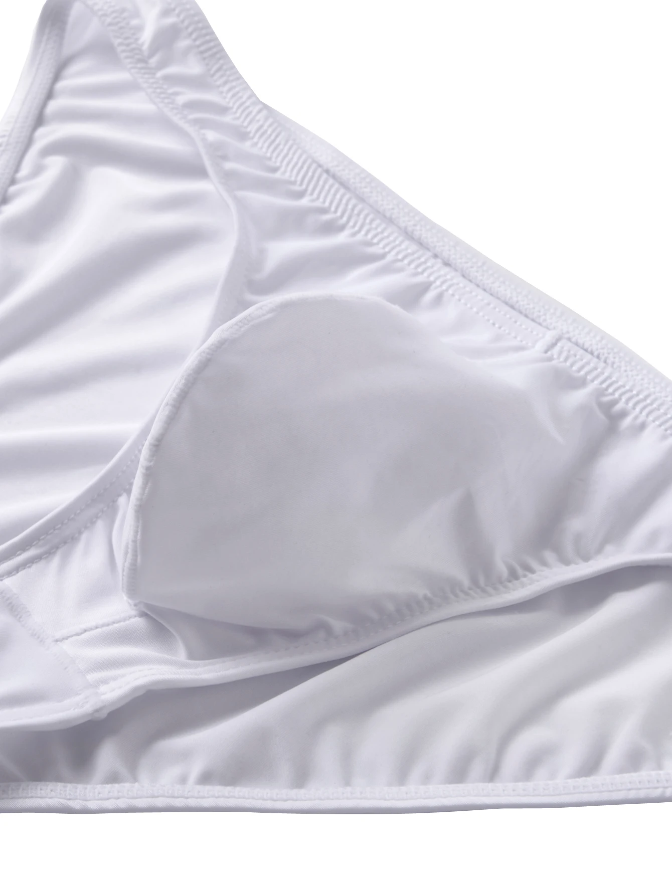 بيكيني مثير الجليد النايلون شفافة الرجال مثلث الملابس الداخلية تنفس العرق ماصة الرجال السراويل