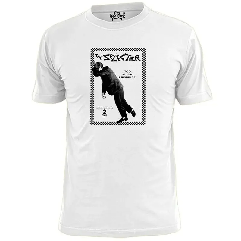 Mens Selecter Two Much Pressure Poster Ska T Shirt 2 Tone Specials