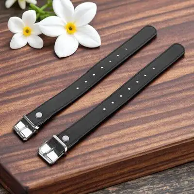

1 Pair Of Adjustable Bike Front Basket Strap Scooter Belt Durable Sturdy Cycling Basket Belt Bike Supply For