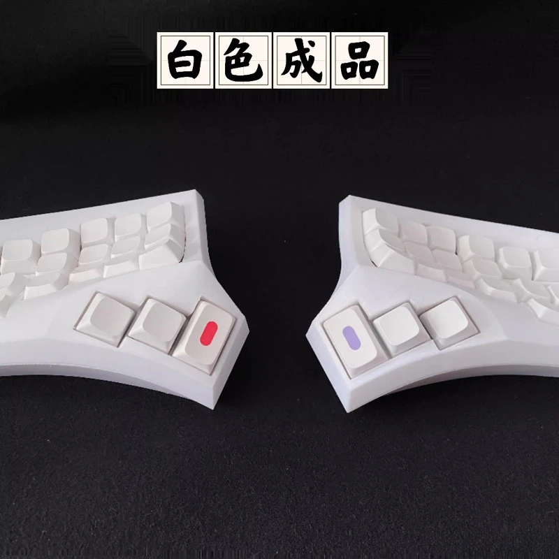 Imagem -05 - Kit de Teclado Dividido wk Cygnus 2.4g sem Fio Personalizado Troca Quente Impressão 3d Vail Ergonomia Split Ergo Teclado para Jogos