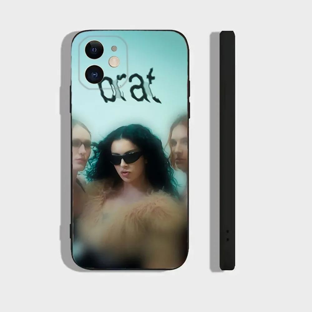 Singer C-Charli XCX BRAT Phone Case For Iphone 15 11 13 14 Pro Max 7 8 Plus X Xr Xs Max Se2020 12mini Cover Case