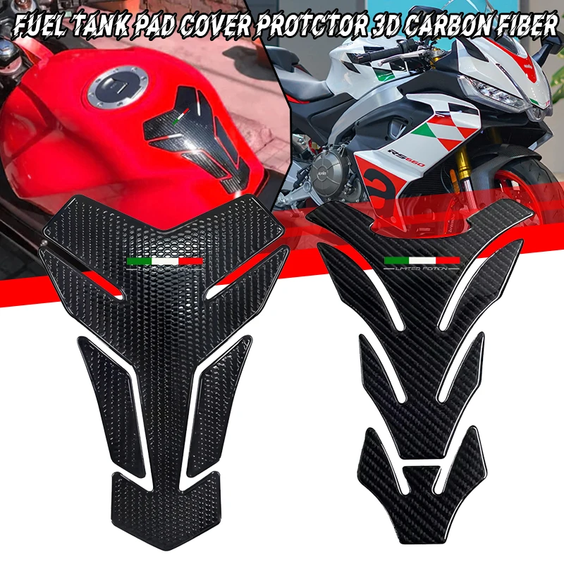 

For Aprilia RS4 RSV4 Ducati V2 V4 400 620 695 696 796 821 Monster Fiber Motorcycle Fuel Tank Pad Cover Protector Decal Stickers