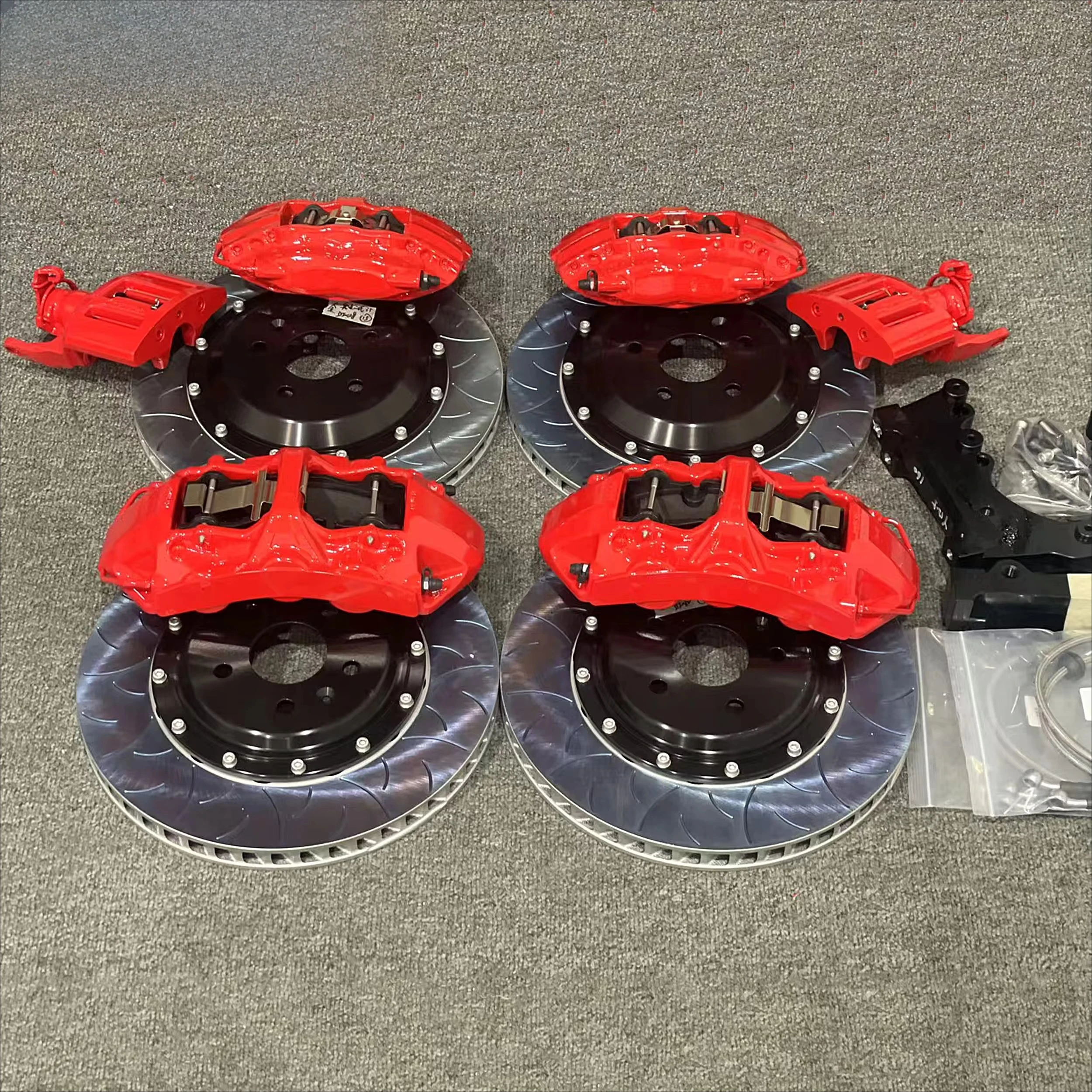 For Auto System Breaks Rotors Big Brake Kit Calipers HT250/G3000/G3500 ISO9001/TS16949 Certified for Volkswagen GTI R Jetta