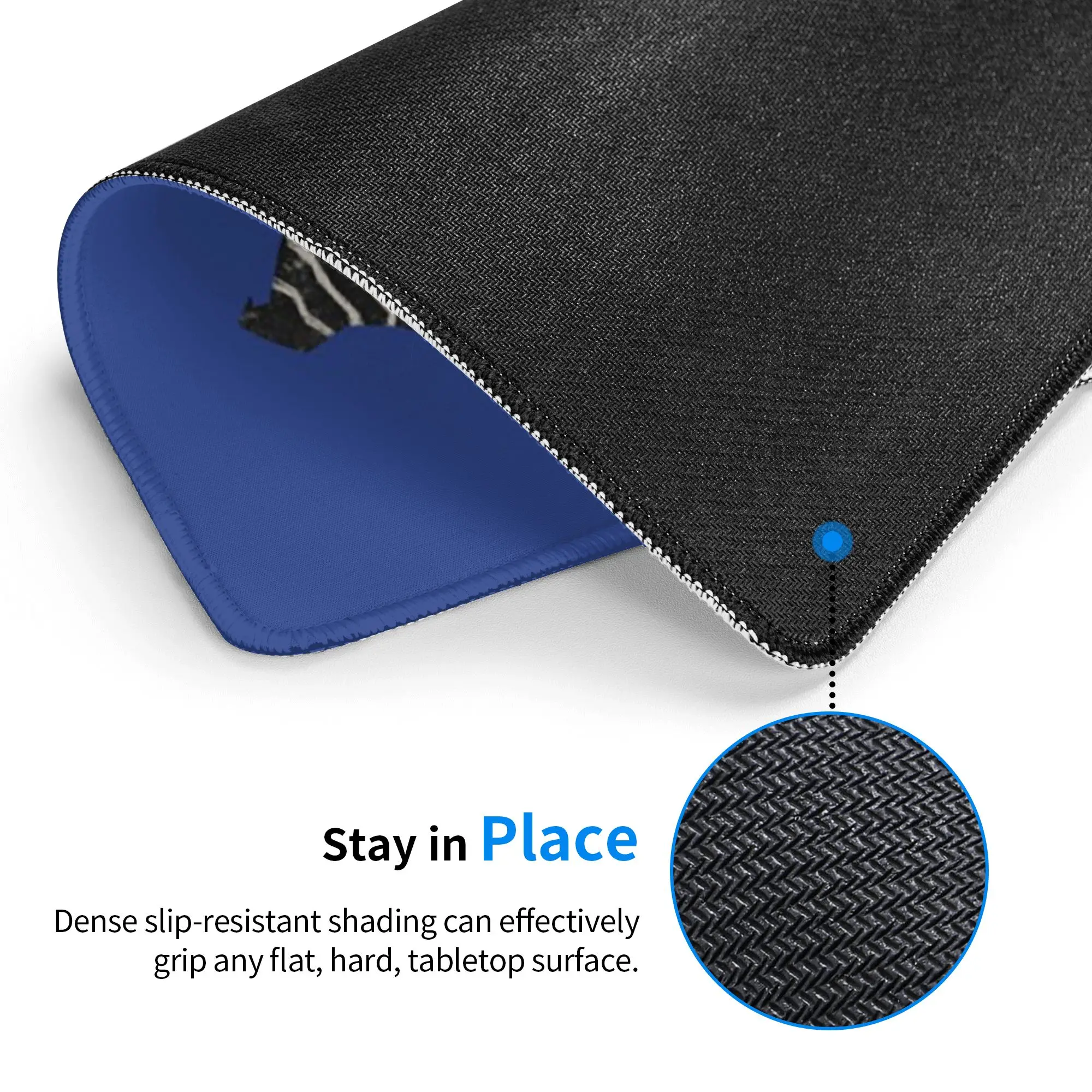 Adorable Two Ghosts Motif Mouse Pad Computer Keyboard Mouse Mat Gamer PC Laptop Desk Mat Office Accessories Table Mats