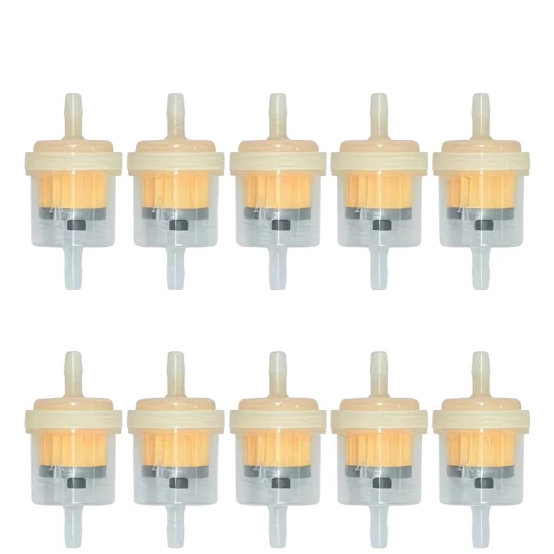 

10pcs Universal Motorcycle Fuel Filter Motorcycle Engine Inline Carb Gasoline Fuel Gas Filter Motorbike Motor Oil Filters