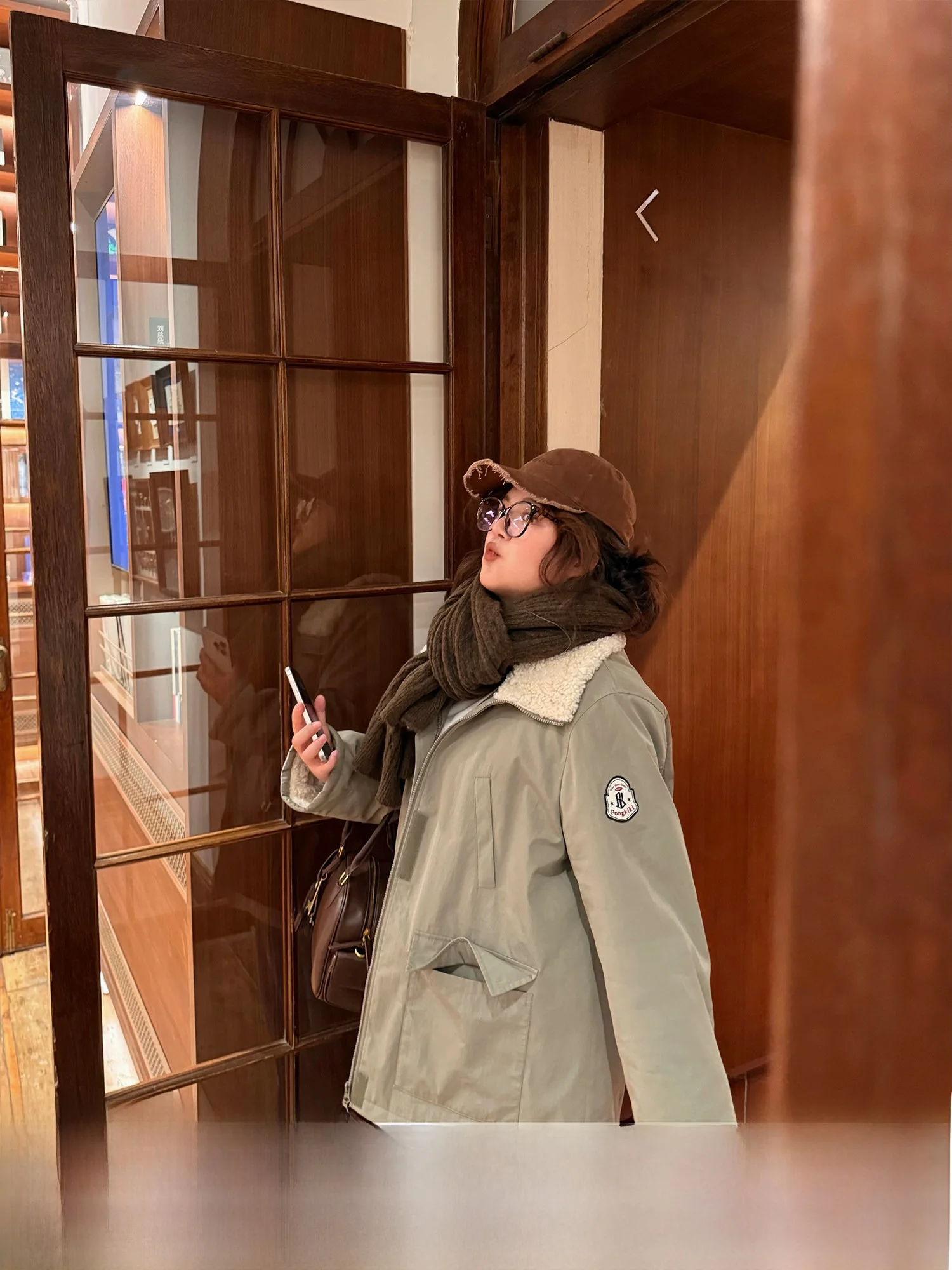 

Eco-Friendly Faux Fur Parka Jaet Women's Large Size Versatile High-End Feel Cotton Clothes Long Sve Loose Fit Autumn