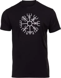 Vegvisir-男性と女性のための北欧のバイキングルーンTシャツ,vegvisir服,北欧,ドイツ,異教,魔法のシンボル,シックなパターン