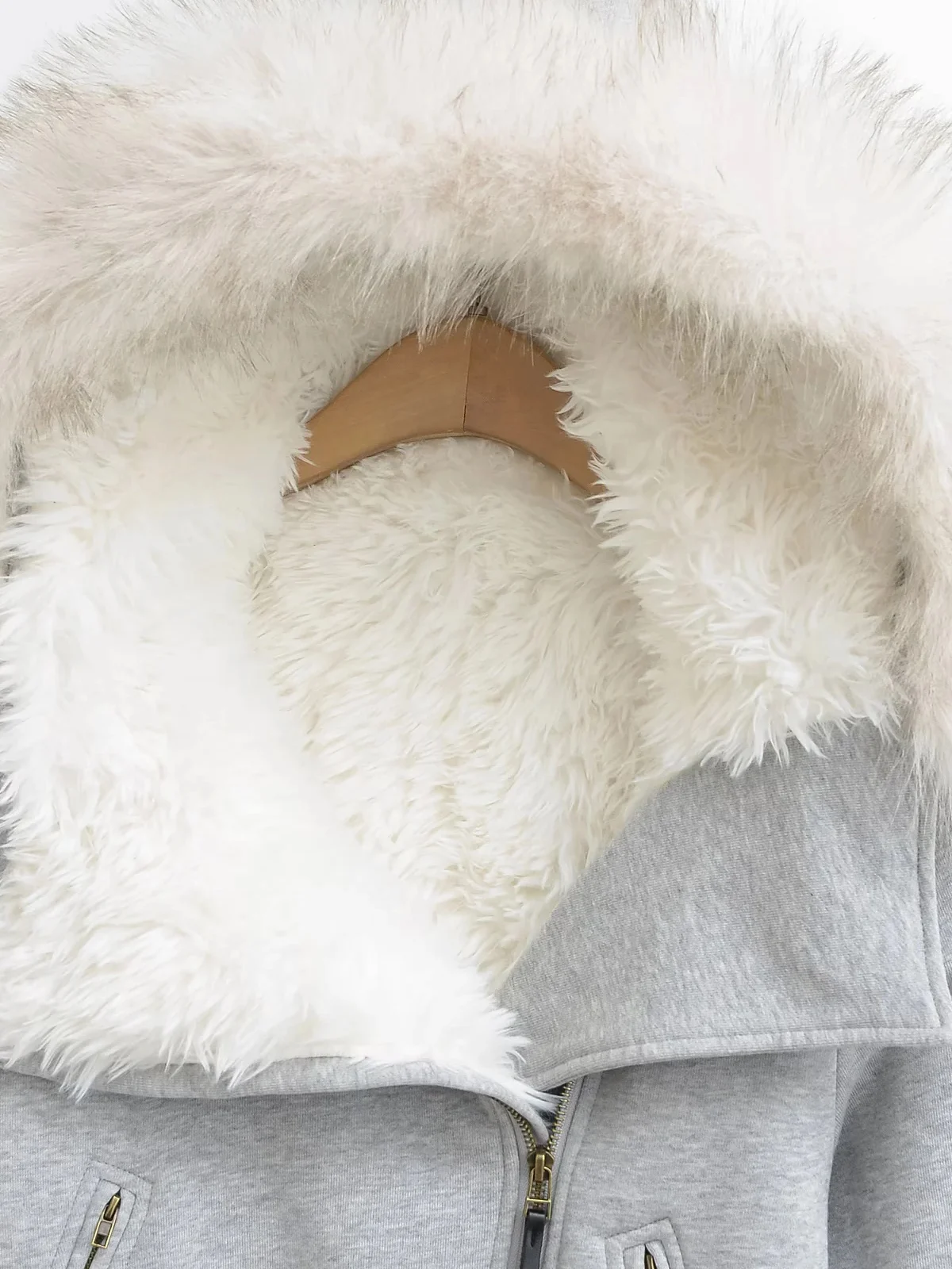 American Sle Thiened hiver ort manteau femme matelassé moelleux doublé à capuche Jaet chaud coton fermeture éclair haut décontracté