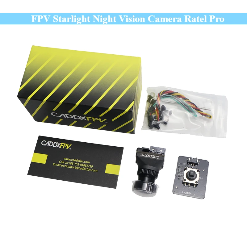 

Новая FPV-камера Starlight Night Vision Ratel Pro CADDX 1500TVL, 9.5г, ультралегкая, с широким углом обзора, NTSC/PAL, CMOS, для FPV-дронов и DIY-проектов