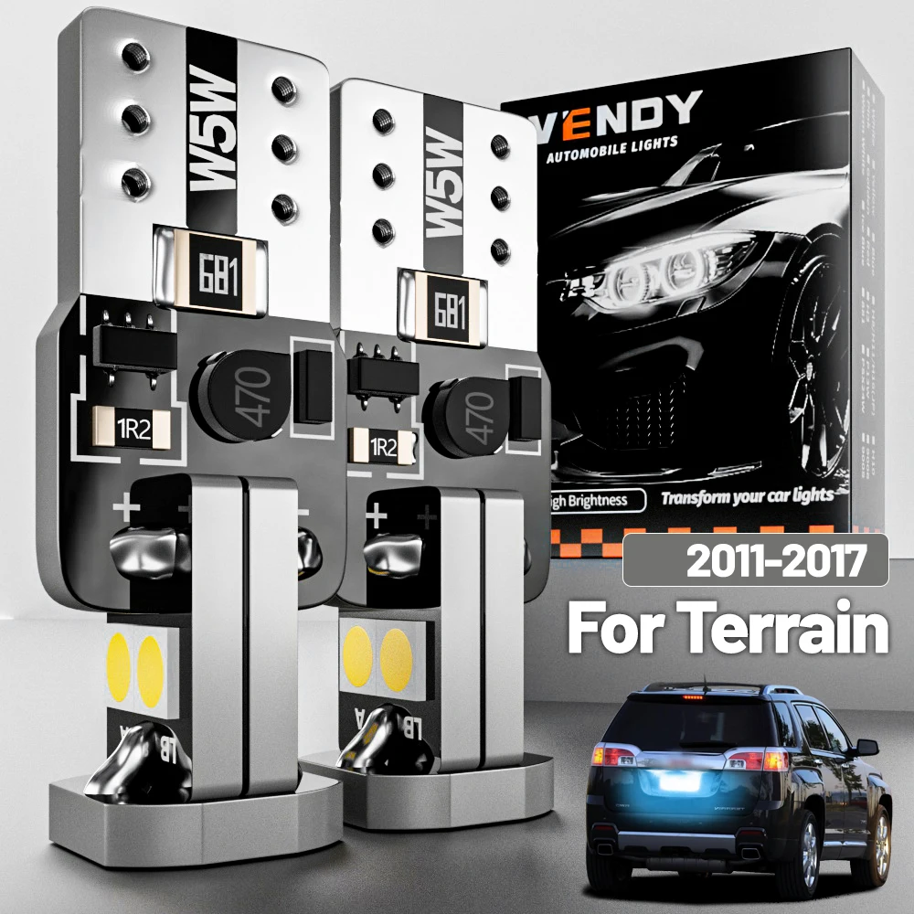 2 Stück LED-Kennzeichenbeleuchtung für GMC Terrain 2011–2017 2012 2013 2014 2015 2016 Canbus-Zubehör