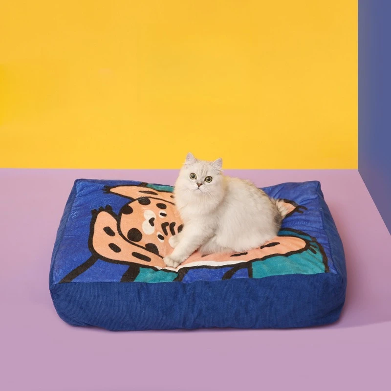 

Коврик для дивана для домашних животных, мягкий, удобный, милый, съемный, товары для мытья домашних животных, подушка для кошек, собак, коврик для кровати, диван для животных, аксессуары для сна