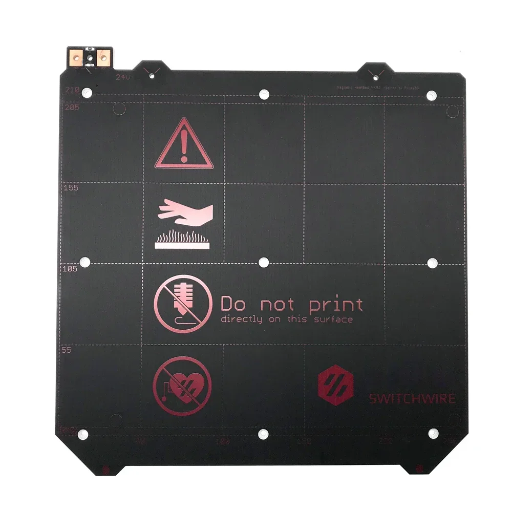 Magnetic PEI 3D Printer Parts Accessories 355*355mm Steel Sheet Heating Plate For 3D Printing