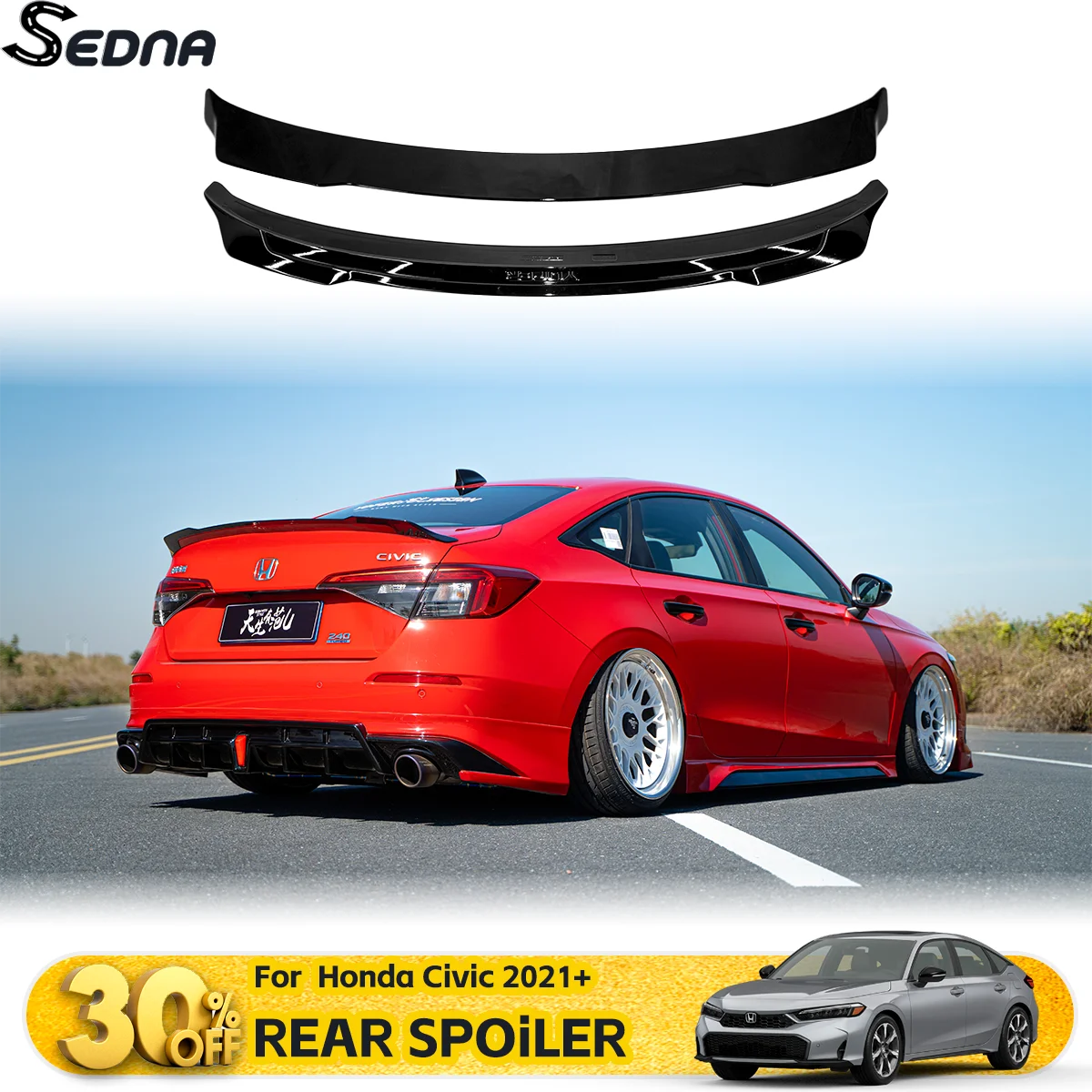 

Задний спойлер, крыло багажника, губа для 11-го Honda Civic 2021+ спойлеров YOFER, комплекты кузова, тюнинг автомобиля, внешние детали, аксессуары