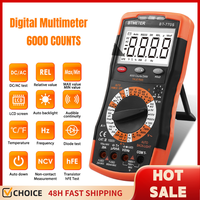 Digital Multimeter, 770S Voltage Meter, Measures AC/DC Volt Current Resistance Continuity Diodes Capacitor Transistor hFE