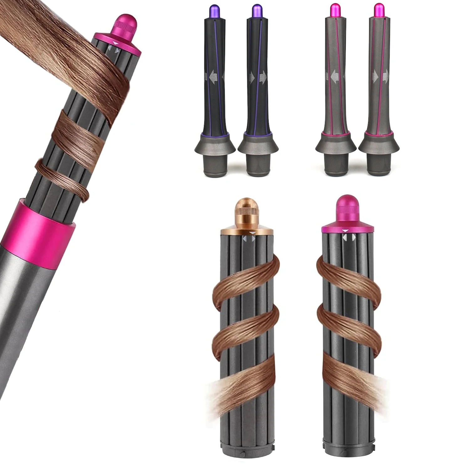 1.6 นิ้ว/40 มม.30 มม.ผมยาว Curling Barrels ใช้งานร่วมกับ Dyson Airwrap Styler HS05/HS01 สําหรับเครื่องเป่าผม Dyson สิ่งที่แนบมา Part