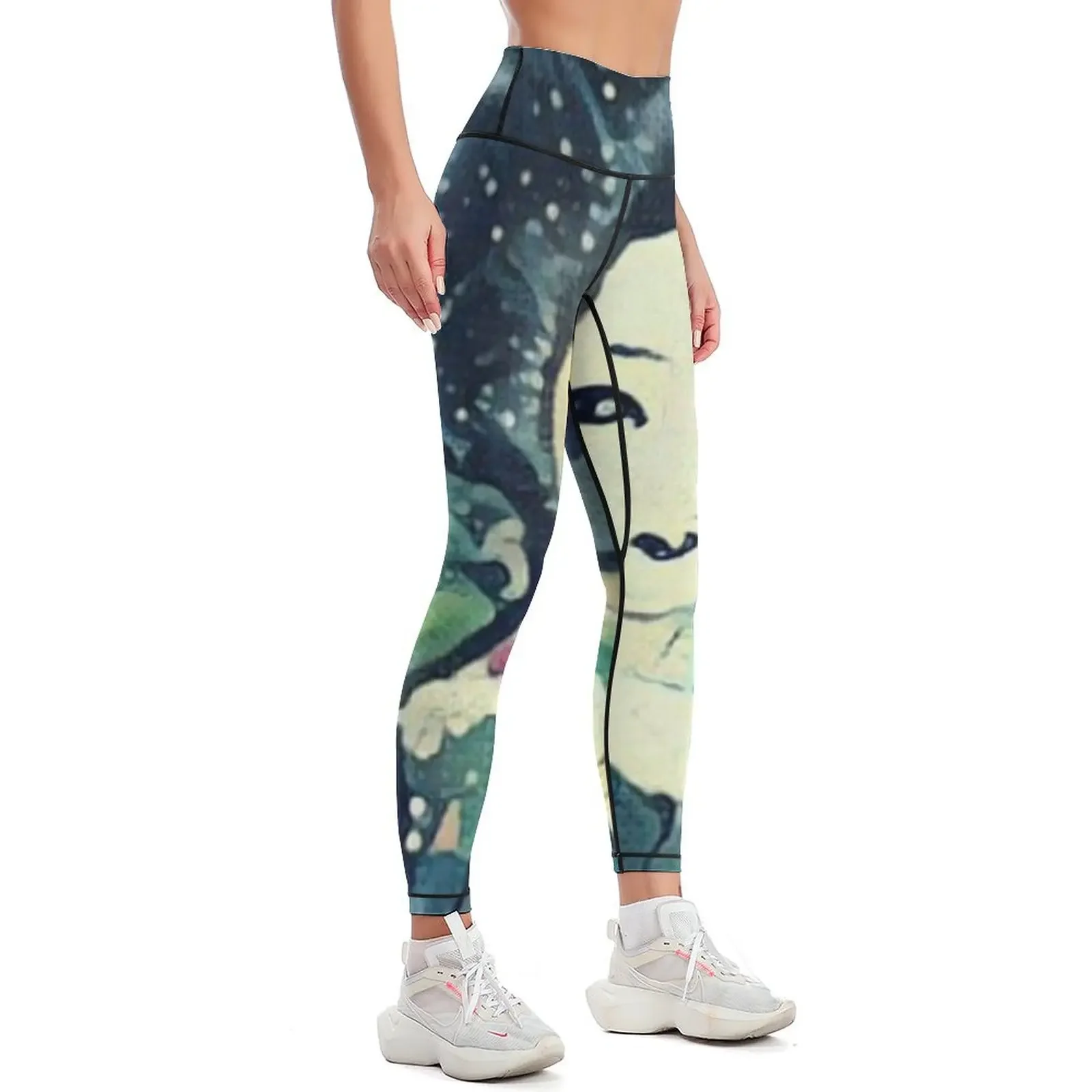 Geisha Waves K1 Leggings Fitness's gym clothes sport pants Clothing fitness fitness set gym Womens Leggings