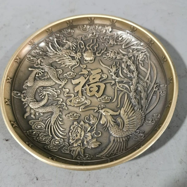 

dragon aphoenix plate, everyone uses indoor plates, incense towers seals flowers, creative sandalwood, agarwood, tea ceremony