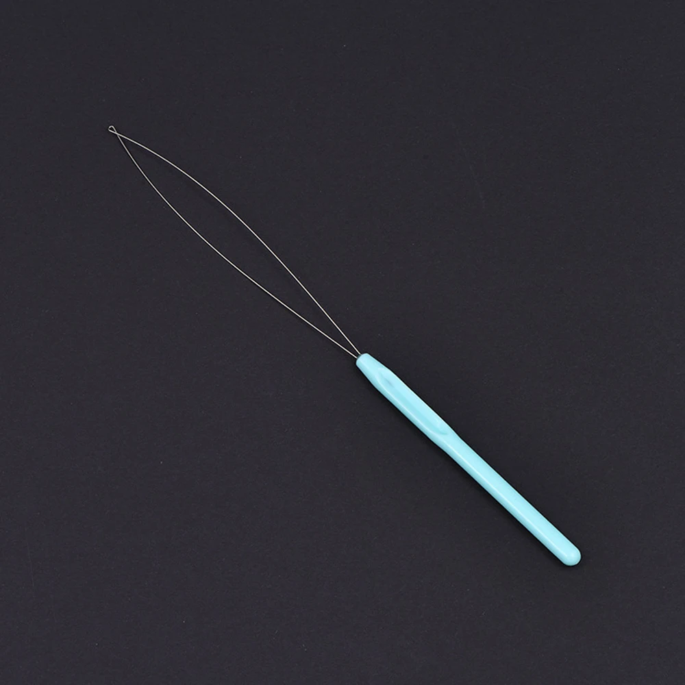 

Многофункциональный алюминиевый крючок, набор нитевдевателей для игольной петли для установки микроколец, бусин, звеньев, наращивания волос с I-образным кончиком