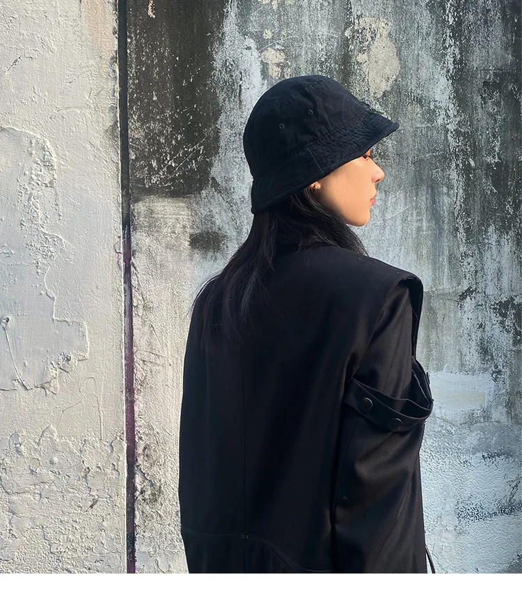 Eimerhüte für Männer, Frauen und Jugendliche, Jungen, Mädchen, Sommer, Frühling, Herbst, Kappen, S, Big Headun Visier, Hiphop, Baumwolle, weich, trendige Hüte – Detail 7