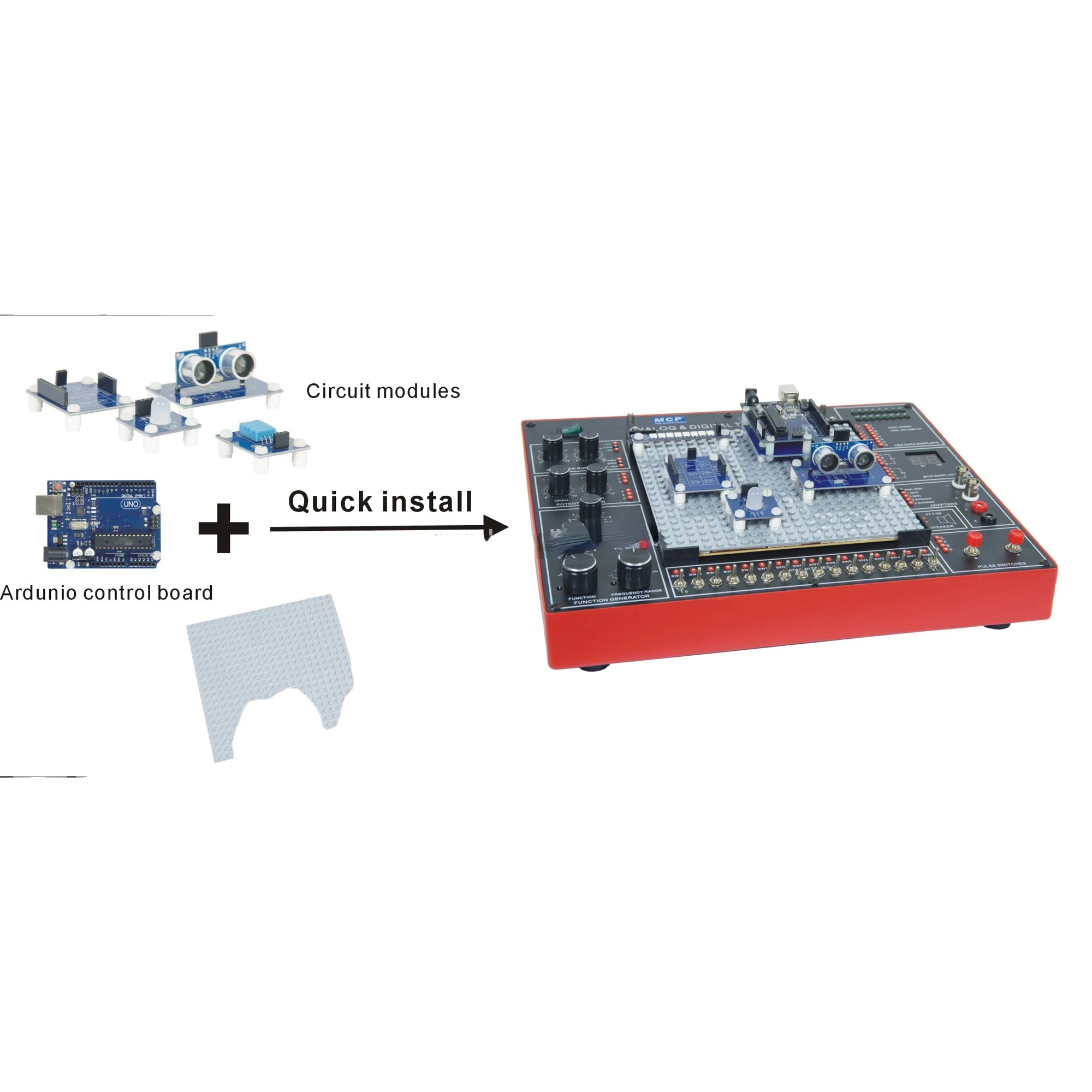 M41-1100 LEARNING KIT for AT mega DEVELOPMENT BOARDS TRAINING MODULE SENSOR  electronics design platfo