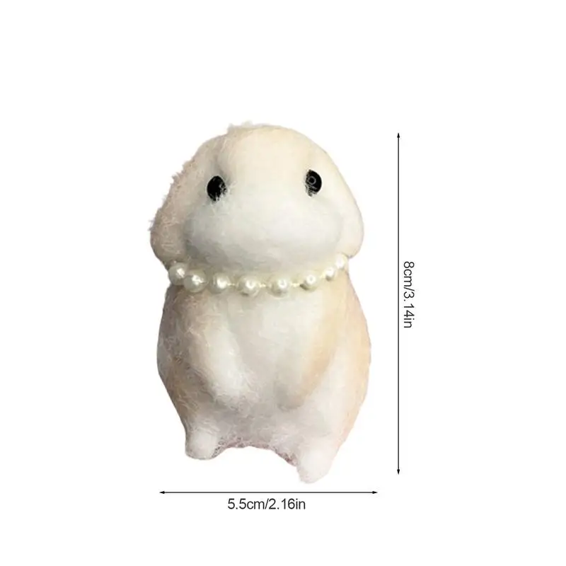 Rabbit Stress Toy Silicone Stretchable High-Elastic Pinching And Relaxing Toy Bunny Cute Squeeze Toy Sensory Stress Toy Party