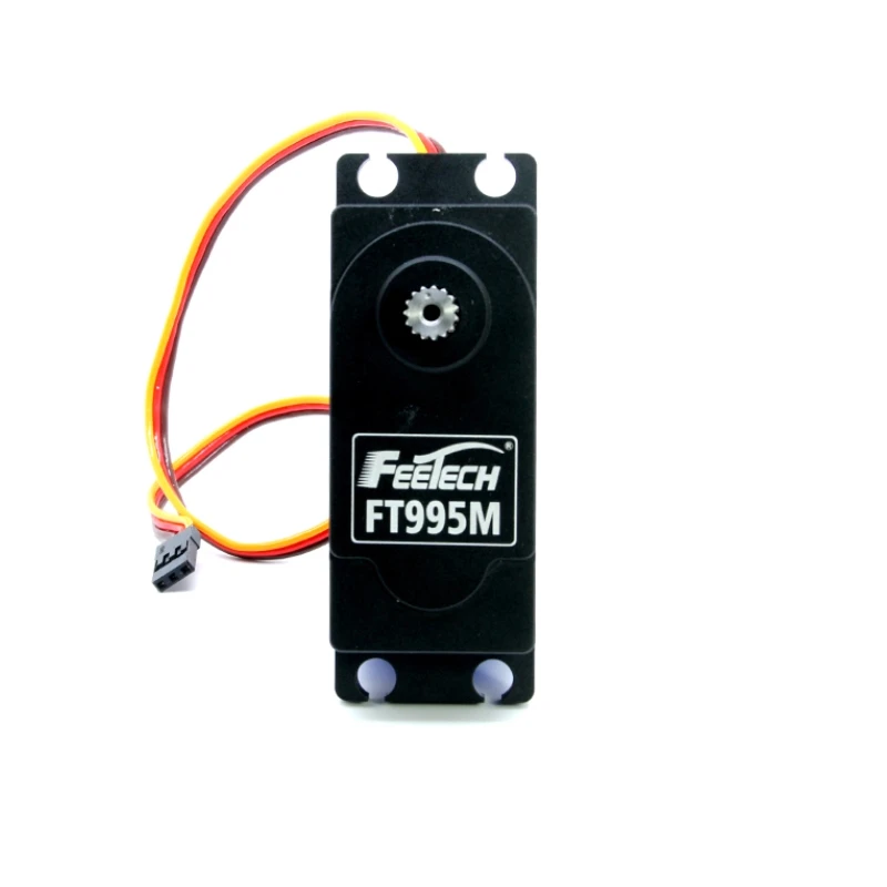 Feetech 8.4V 105kg.cm 스틸 기어 디지털 서보 모터 180도 FT995M RC 헬리콥터 비행기 RC 모델 DIY 로봇 부품 액세서리
