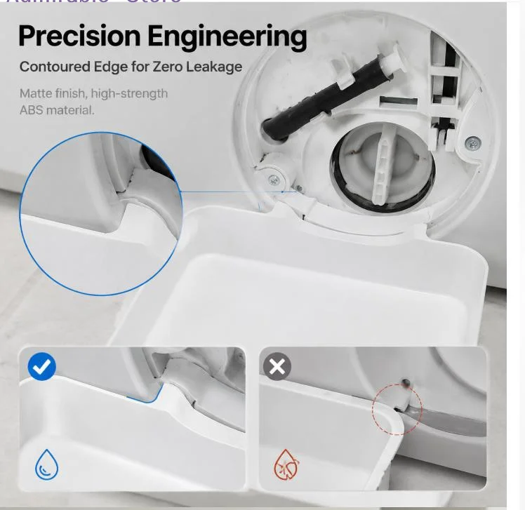 wLeak Resistant Washing Machine Drain Collection Tray No Overflow Built-in Lint Filter for Home Laundry Renovation Use