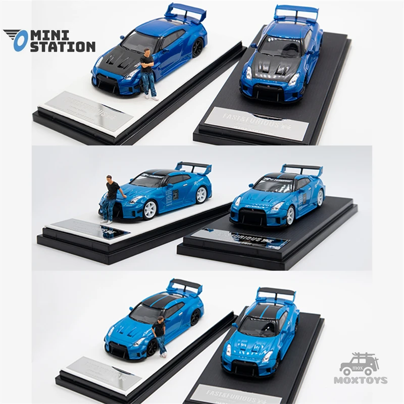 Mini Station 1:64 Fast & Furious Brian's GTR R35 3.0 Diecast Model Car