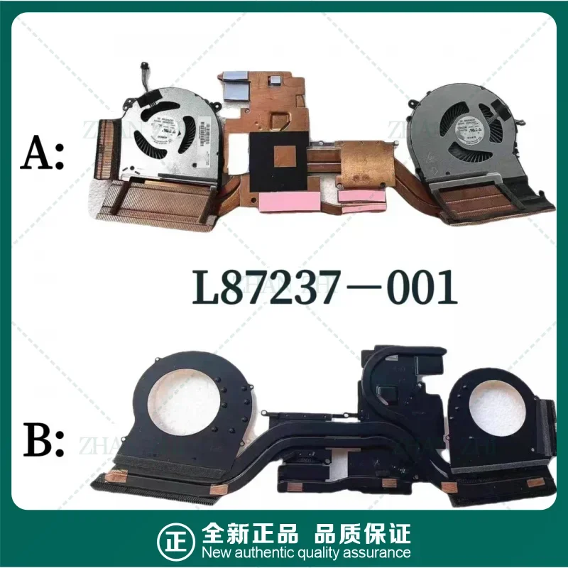 New For HP 15-DH Heatsink CPU GPU Cooling Fan TPN-C143 L64443-001 L87237-001