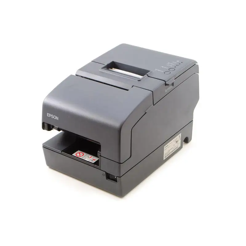 TM-H6000IV Multifunction Printer, 9 Pin, MICR and Drop in Validation, Ethernet/USB Interfaces, Dark Gray (Renewed)