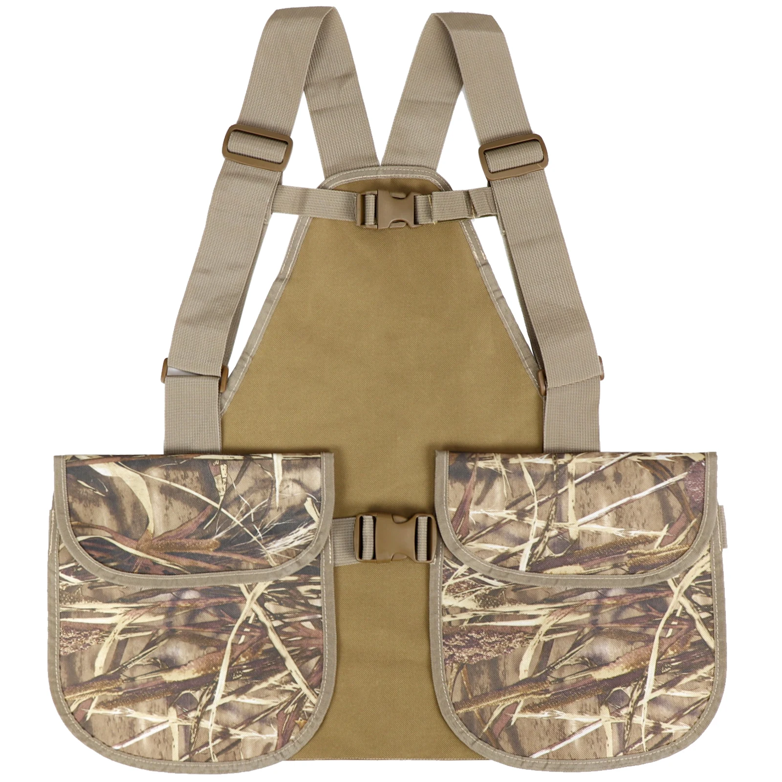 Hunting And Fishing Outdoor Camouflage Vest Suitable For Different Environments With Unique Camouflage Leaf Patterns