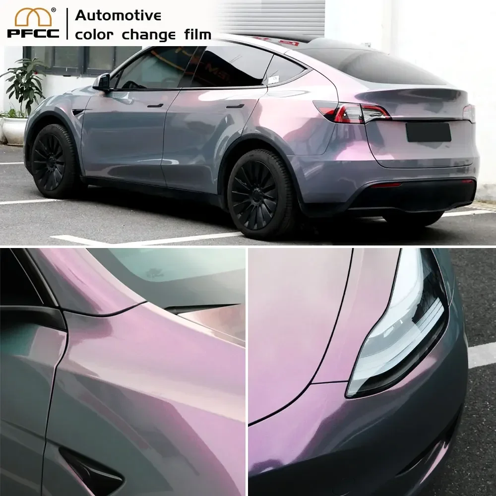 For Tesla Model Y 2020-23 Pre Cut Carbon Fiber Vinyl Film Car Sticker Auto Body Color Change PVC Matte Black Anti-Scratch Decor