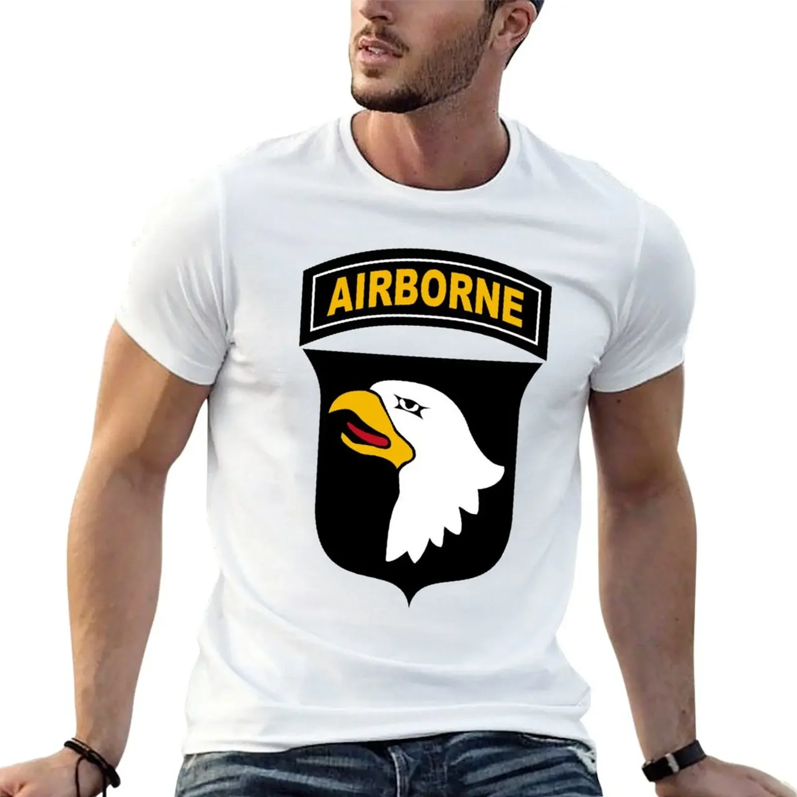 

101st Airborne Division (US Army) T-Shirt customizeds customs plain white t shirts men