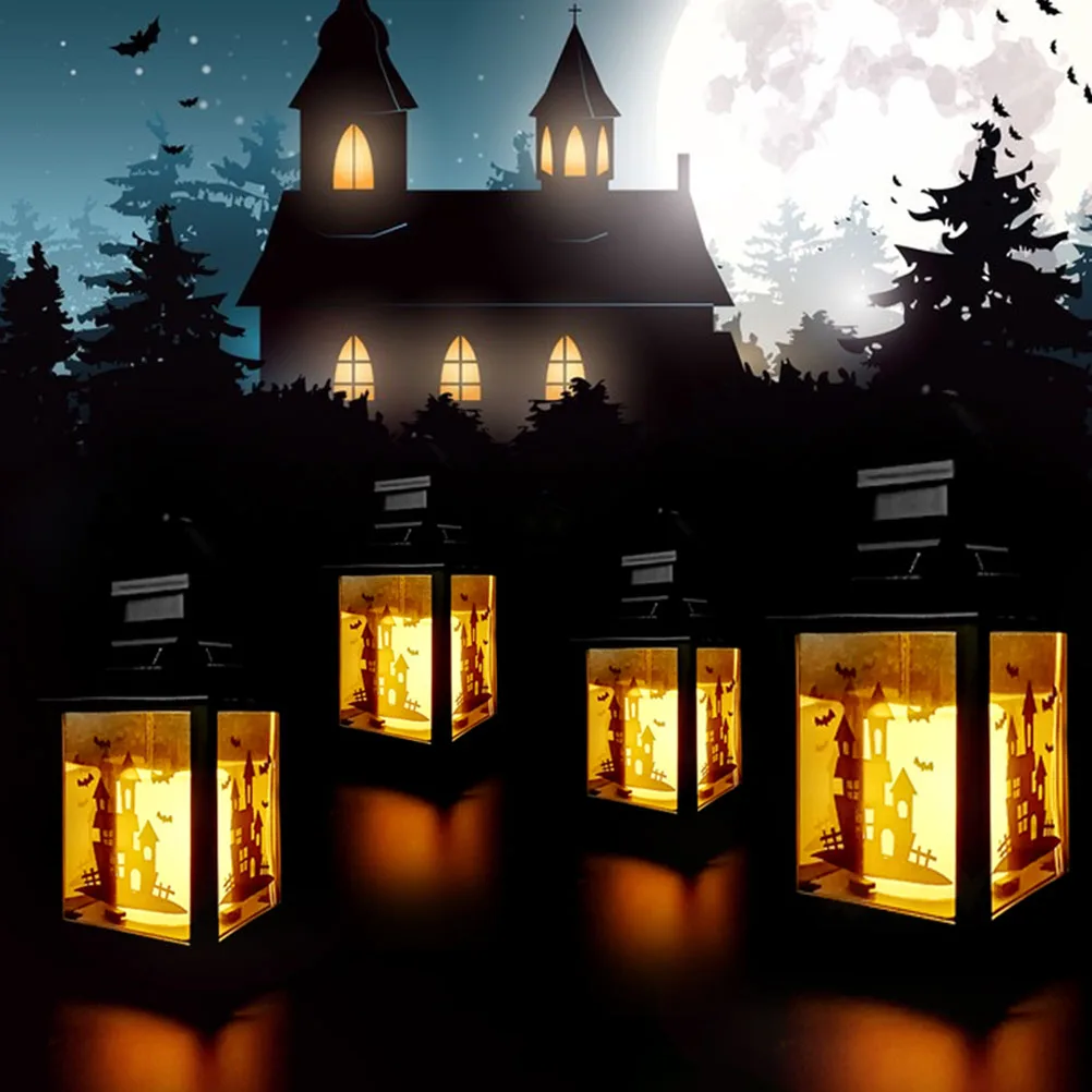 

Solar Powered Halloween Lantern Led Decorative Outdoor Lamp For Party Garden Decoration Ghost Festival Light Hanging Design