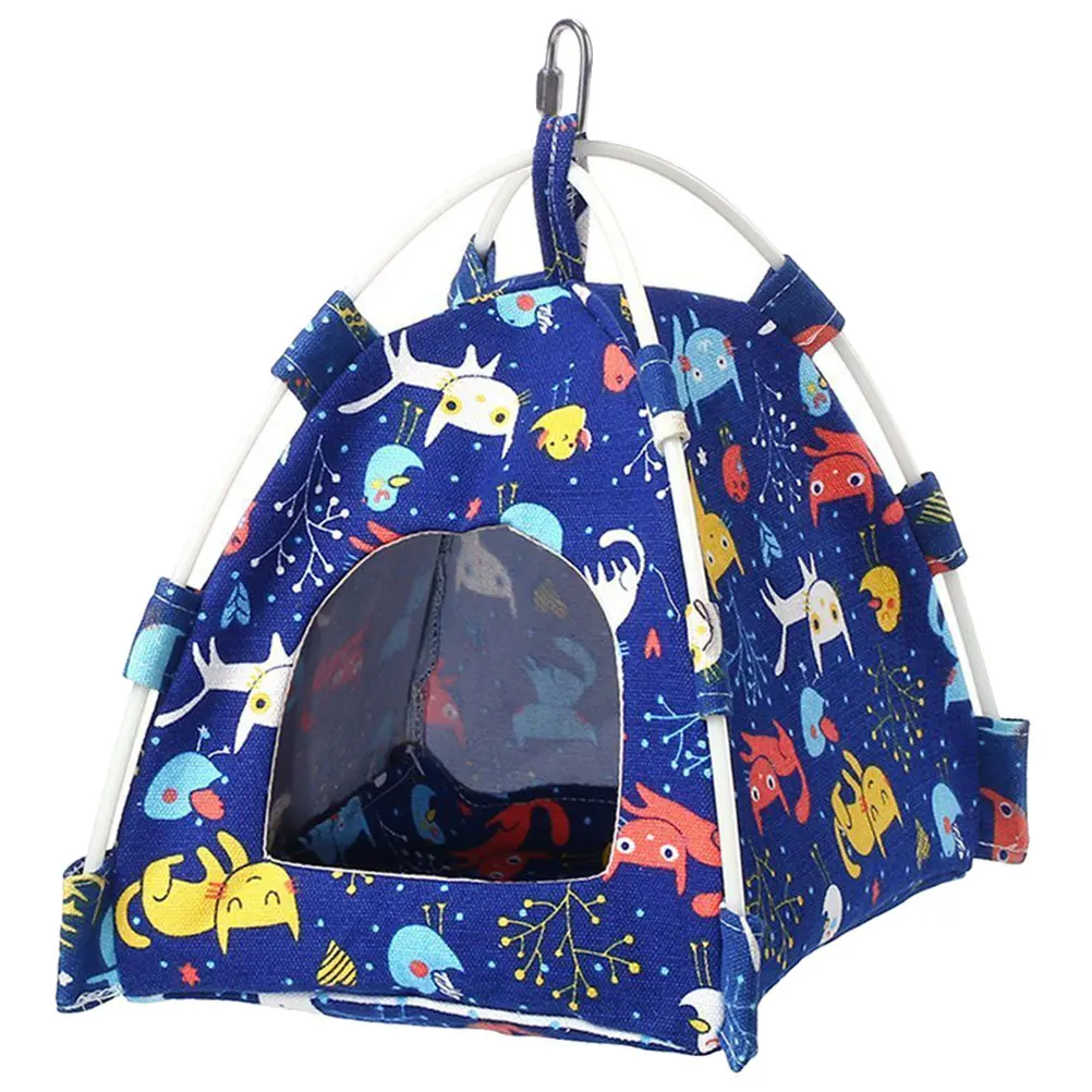 

NOLITOY Parrot Bird Tent Cage Accessories Budgie Sleeping Bed Parakeet Toy Decorative Cockatiel House Fabric for Small Pets