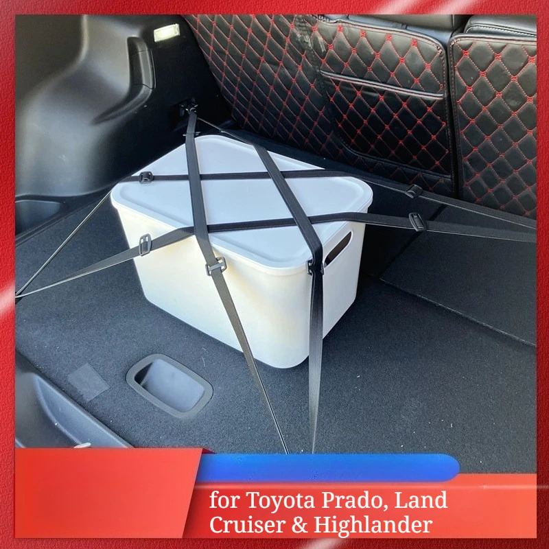 Limit Strap & Trunk Storage Net Fixing Rope for Toyota Prado, Land Cruiser & Highlander