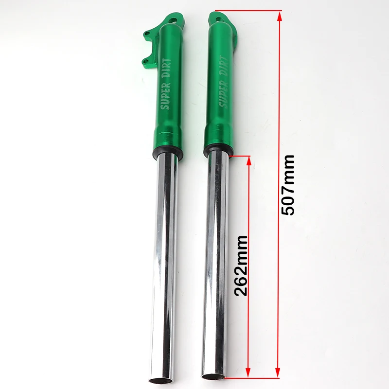 Motorcycle 510mm Front fork shock absorption 25mm for 47cc 49cc 2 stoke Mini Pocket Children Bike Motorbike Dirt pit bike parts