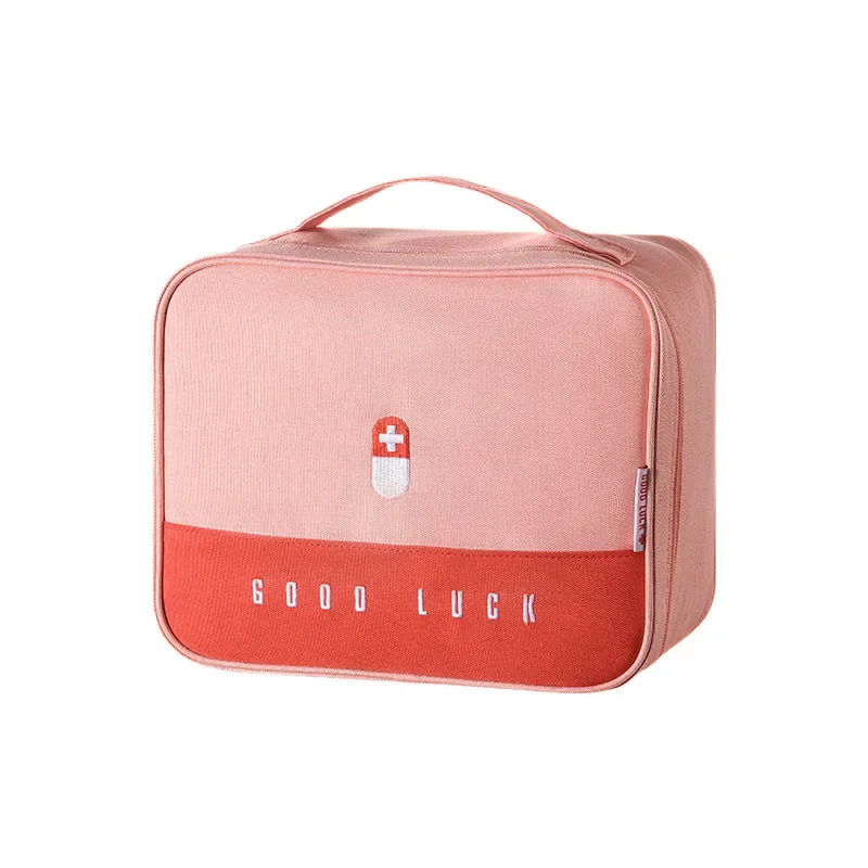 Large-Capacity Thickened Medicine Box Layered Family First Aid Kit Medicine Boxes Medicine Cabinet Portable Fabric Storage Bag