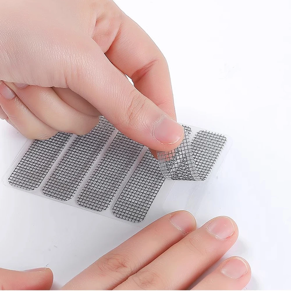 Fenster Bildschirm Anti Moskito Patch Auspuff Gitter Fenster Tür Entwässerung Loch Paste Mesh Net Bildschirme Unsichtbare Reparatur Aufkleber – Detail 11