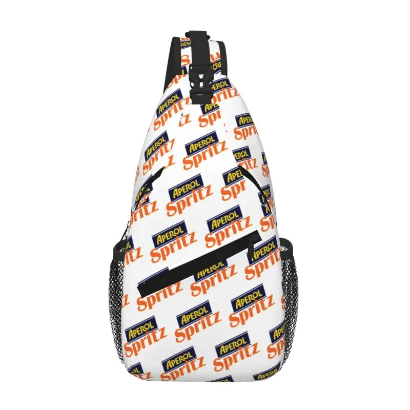 

Cocktail Drink Orange Spritz Aperols Sling Chest Bag Customized Shoulder Crossbody Backpack for Men Travel Hiking Daypack