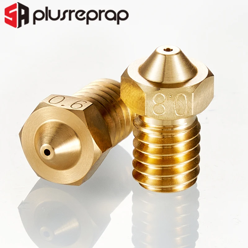 

High Quality Brass E3DV6 Nozzle M6 Threaded Compatible With E3D V6 Hot End Anycubici Mega V5 For 3D Printer Accessories