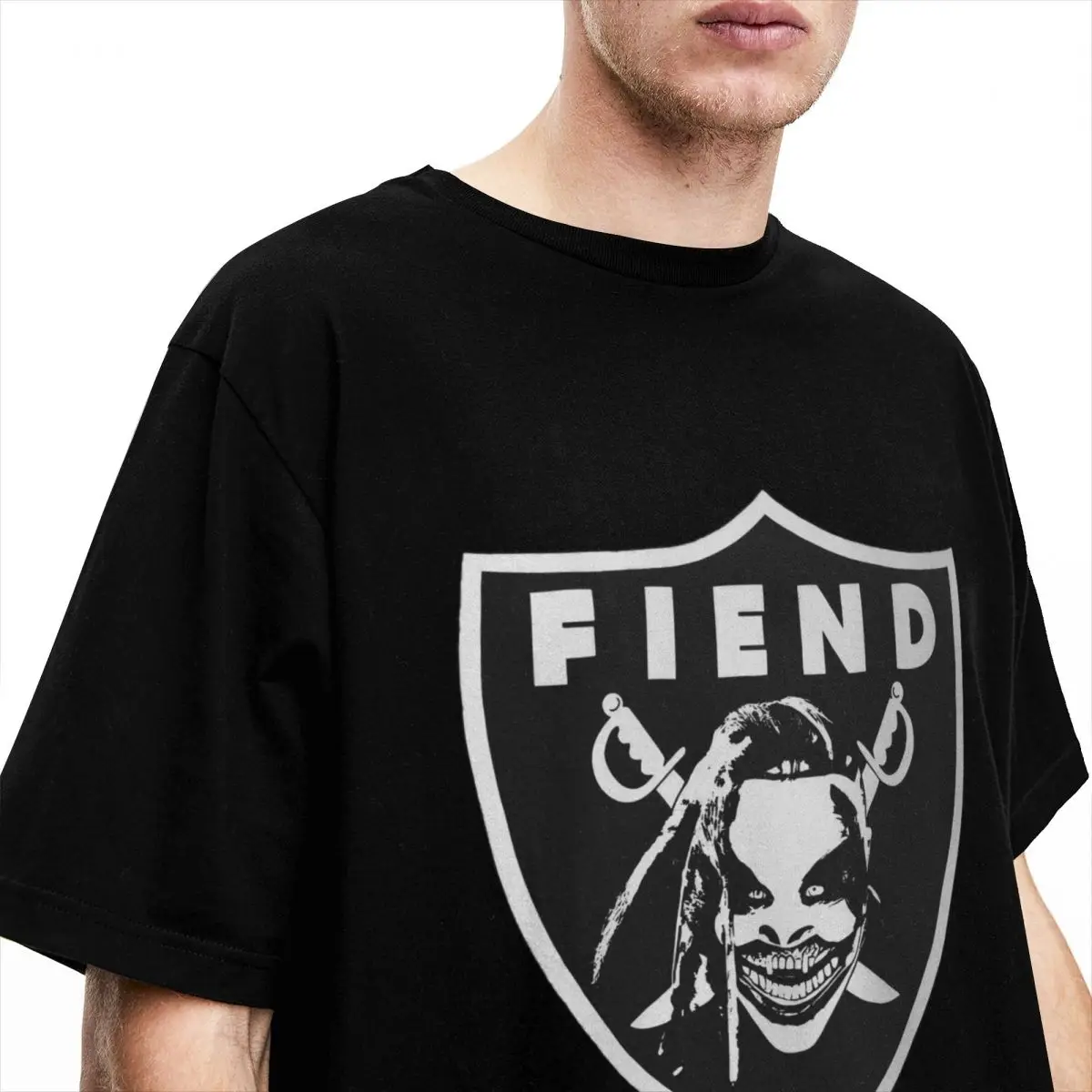 Bray Wyatt The Fiend T Shirt Merch Men Women Pure Cotton Awesome Round Neck Wrestling Tees Short Sleeve Clothing Plus Size